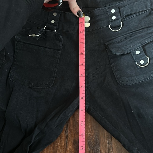 Y2K Punk Bootcut Flare Jeans - Picture 12 of 13